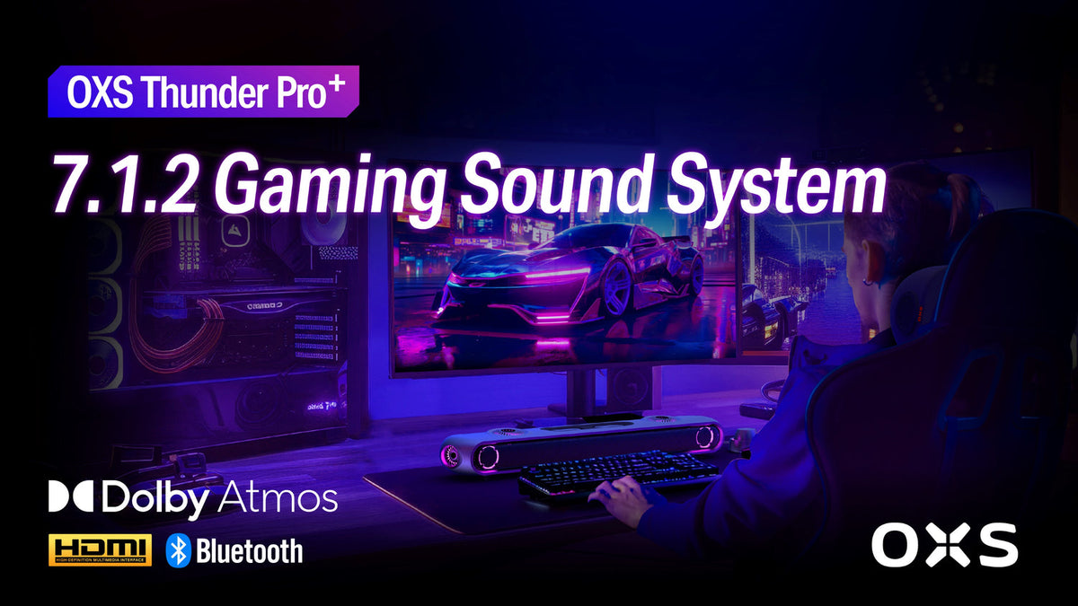 Configuration Audio de Jeu Ultime : Présentation du Système de Son de Jeu OXS Thunder Pro+ Dolby Atmos® 7.1.2