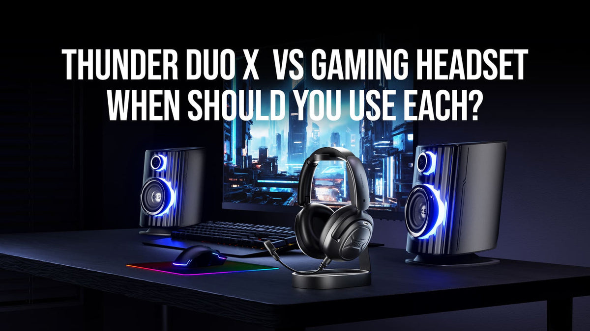 Thunder Duo X vs Headset Gaming: ¿Cuándo usar cada uno?