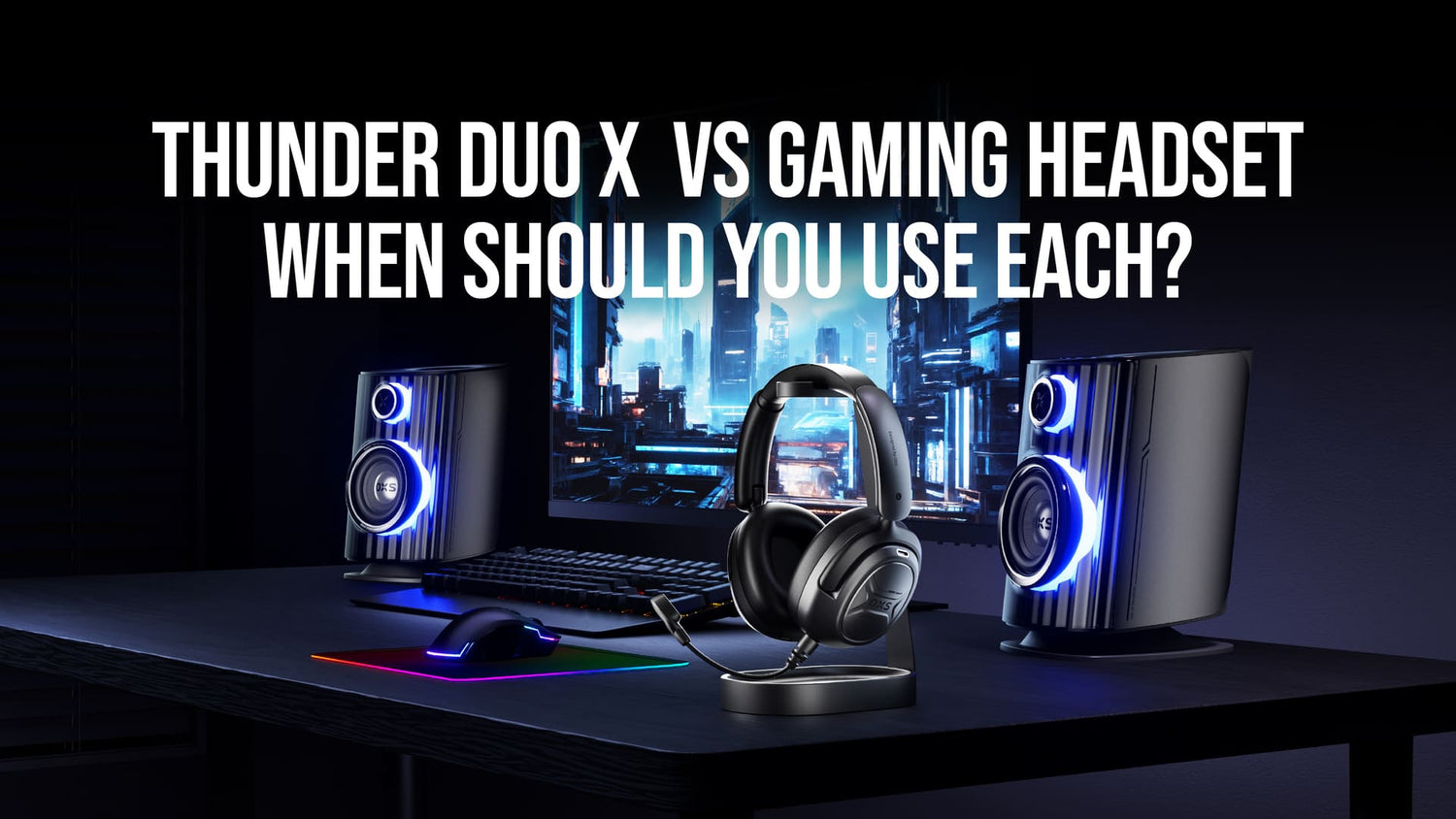 Thunder Duo X vs. Gaming-Headset: Wann passt welches Gerät?