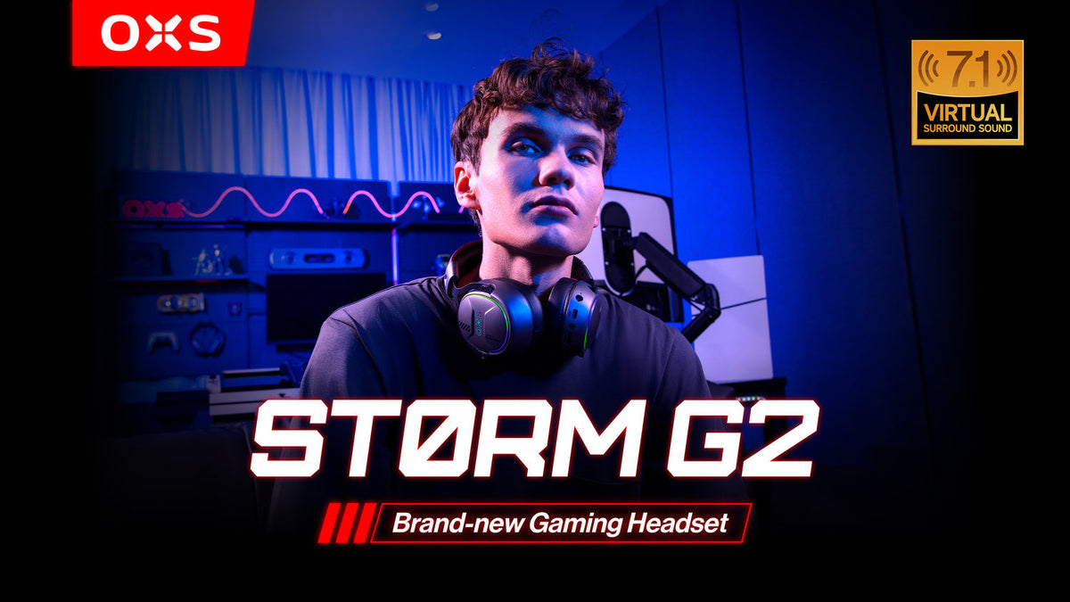 Configuración sencilla, sonido potente: presentamos el auricular gaming OXS Storm G2